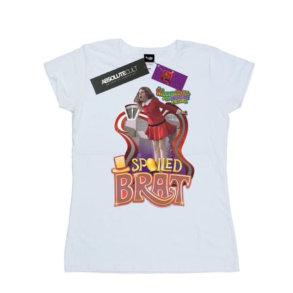 Willy Wonka And The Chocolate Factory Dam/Tjej - Spoiled Brat - T-shirt i bomull