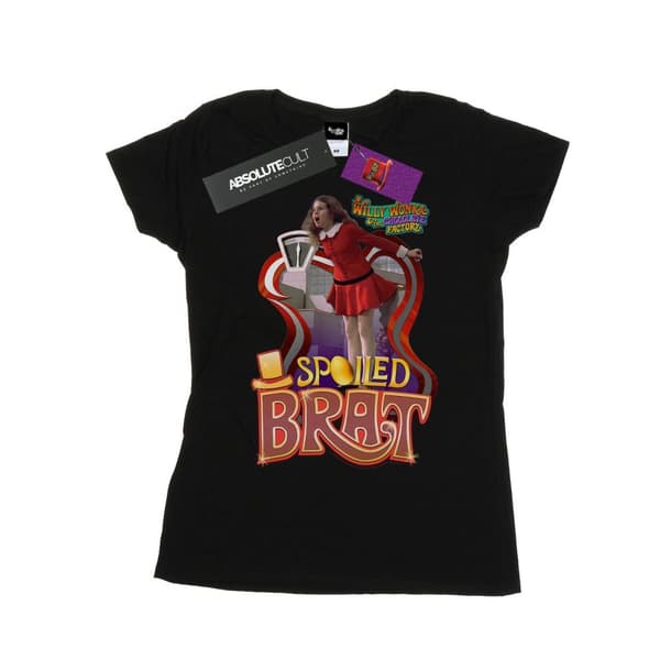 Willy Wonka And The Chocolate Factory Dam/Tjej - Spoiled Brat - T-shirt i bomull