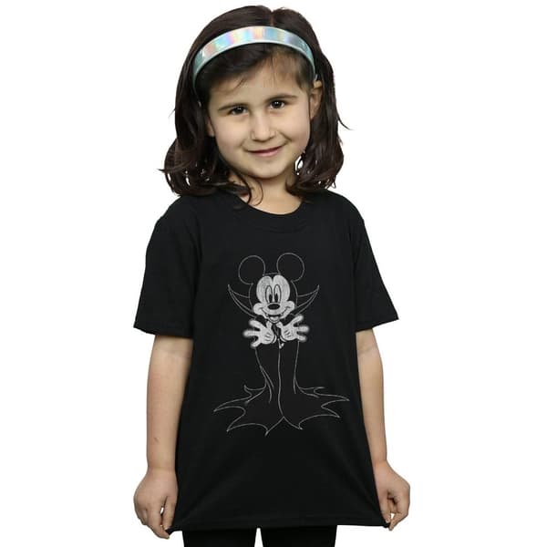 Disney Girls Mickey Mouse Dracula Cotton T-Shirt