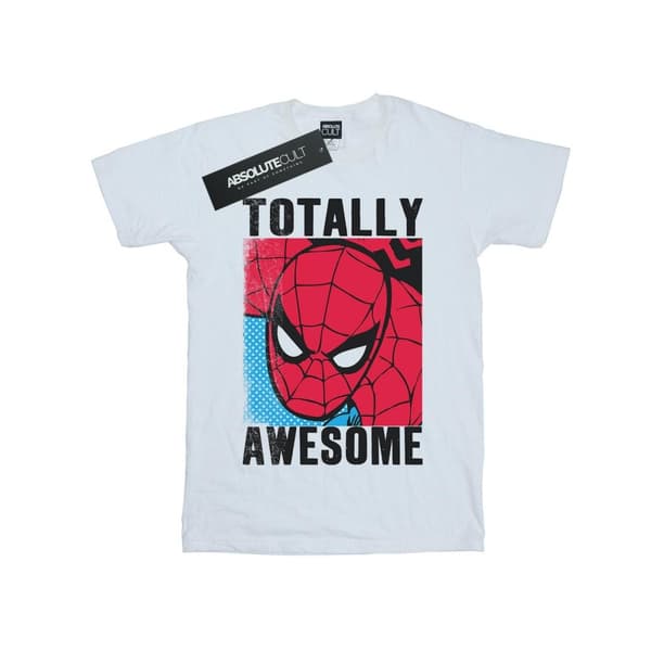 Marvel Girls Spider-Man Totally Awesome Cotton T-Shirt