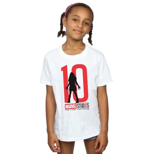 Marvel Studios Flickor 10 år Scarlet Witch T-shirt i bomull