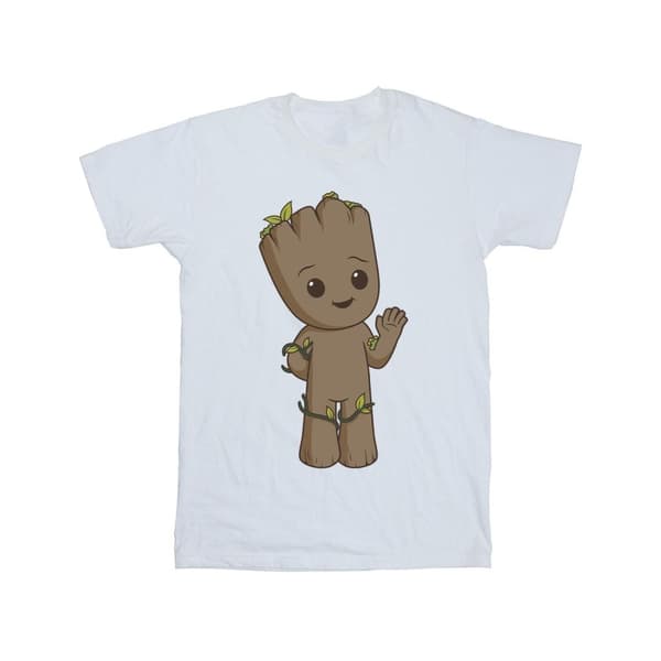 Marvel T-shirt i bomull med söta Groot för flickor