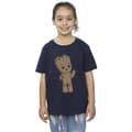 Miniatyrbild 2 av 3: Marvel T-shirt i bomull med söta Groot för flickor