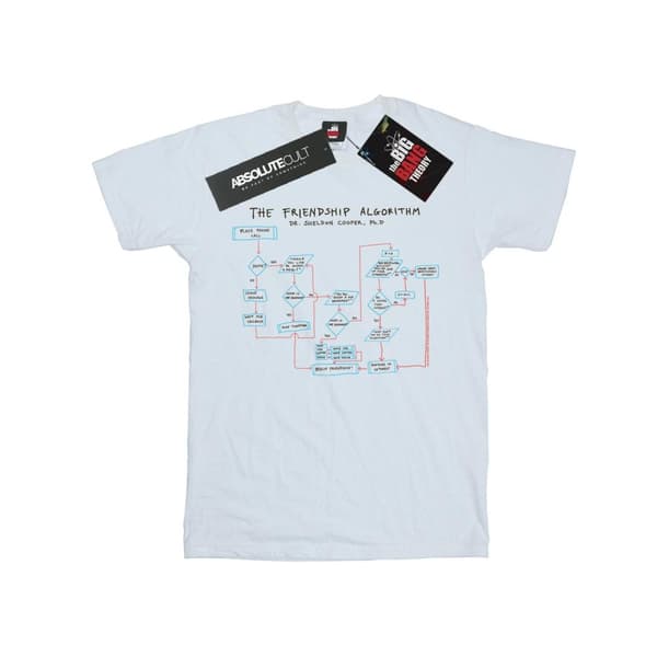 The Big Bang Theory T-shirt i bomull med vänskapsalgoritm för flickor