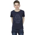 Miniatyrbild 2 av 3: Star Wars Pojkar - The Mandalorian Outline Helm Diamond T-shirt