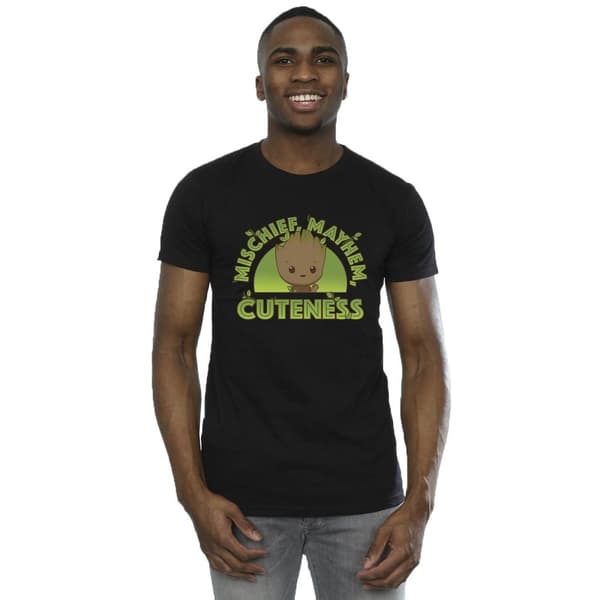 Marvel Mens I Am Groot Mischief Mayhem T-Shirt