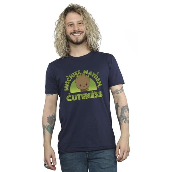 Marvel Mens I Am Groot Mischief Mayhem T-Shirt
