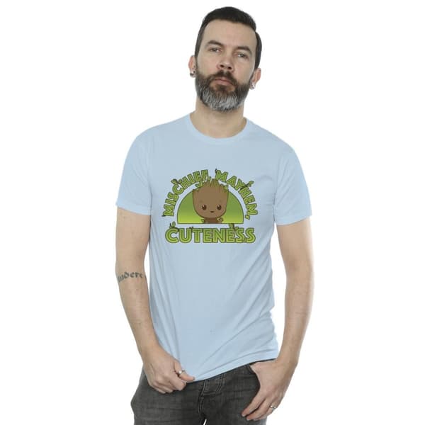 Marvel Mens I Am Groot Mischief Mayhem T-Shirt