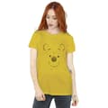 Miniatyrbillede 1 af 2: Disney Womens/Ladies Winnie The Pooh Winnie The Pooh Face Cotton Boyfriend T-Shirt