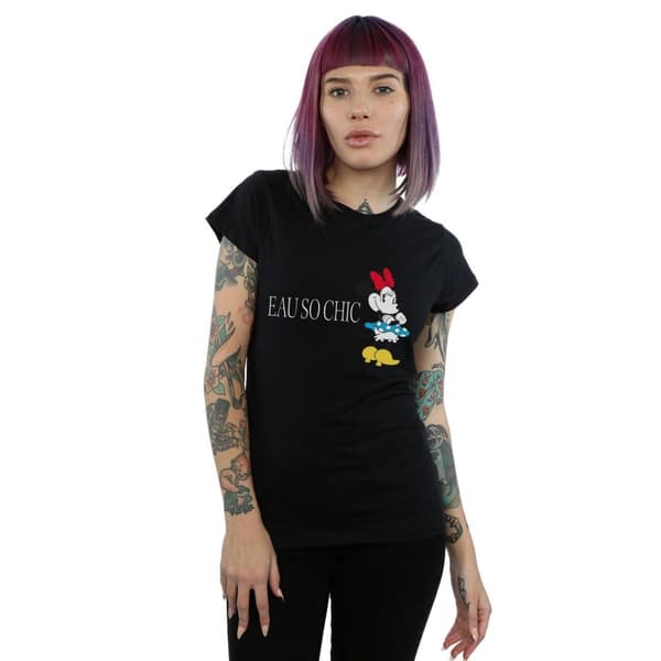 Disney Womens/Ladies Minnie Mouse Eau So Chic Cotton T-Shirt