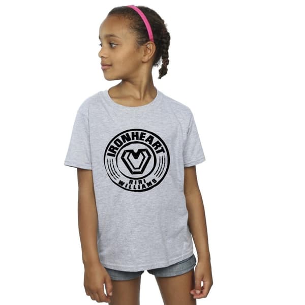 Marvel Girls Wakanda Forever Ironheart Riri Williams Cotton T-Shirt