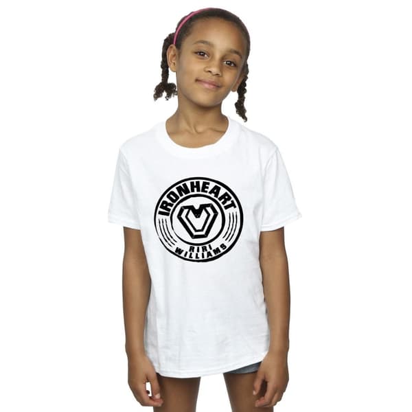 Marvel Girls Wakanda Forever Ironheart Riri Williams Cotton T-Shirt