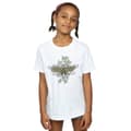 Miniatyrbild 2 av 3: DC Comics T-shirt i bomull med Wonder Woman-fjärilslogo för flickor