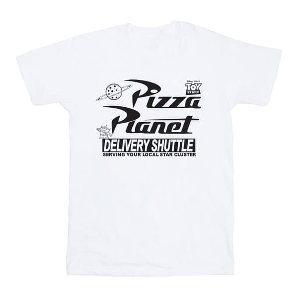Disney T-shirt i bomull med Toy Story Pizza Planet-logotyp för flickor