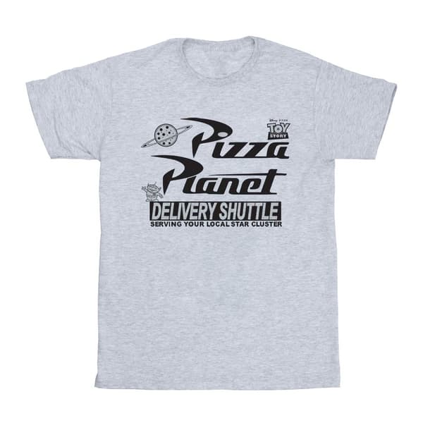 Disney T-shirt i bomull med Toy Story Pizza Planet-logotyp för flickor