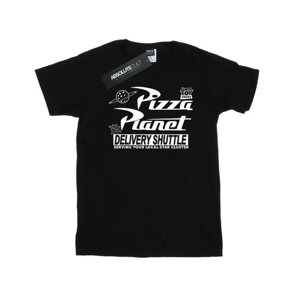 Disney T-shirt i bomull med Toy Story Pizza Planet-logotyp för flickor