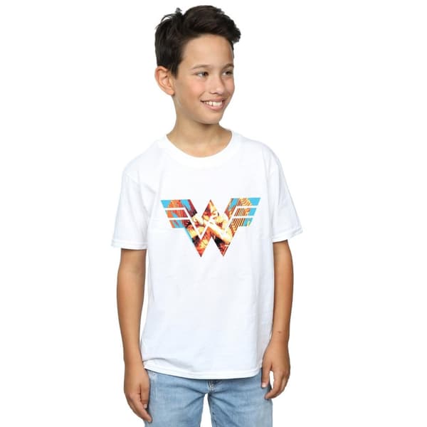 DC Comics Wonder Woman 84 Symbol Korsade Armar T-shirt för pojkar
