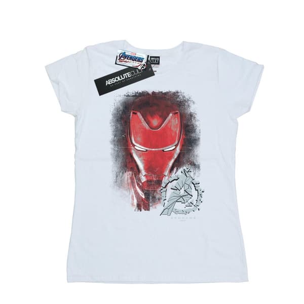 Marvel Womens/Ladies Avengers Endgame Iron Man Brushed Cotton T-Shirt