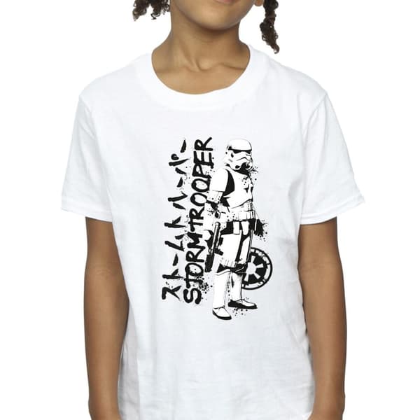Star Wars Girls Japanese Stormtrooper Cotton T-Shirt