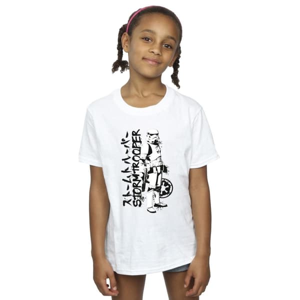 Star Wars Girls Japanese Stormtrooper Cotton T-Shirt