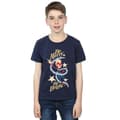 Miniatyrbillede 2 af 3: Marvel Boys Be Merry Be Bright T-Shirt