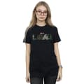 Miniatyrbillede 2 af 3: Marvel Womens/Ladies Loki Logo Cotton Boyfriend T-Shirt