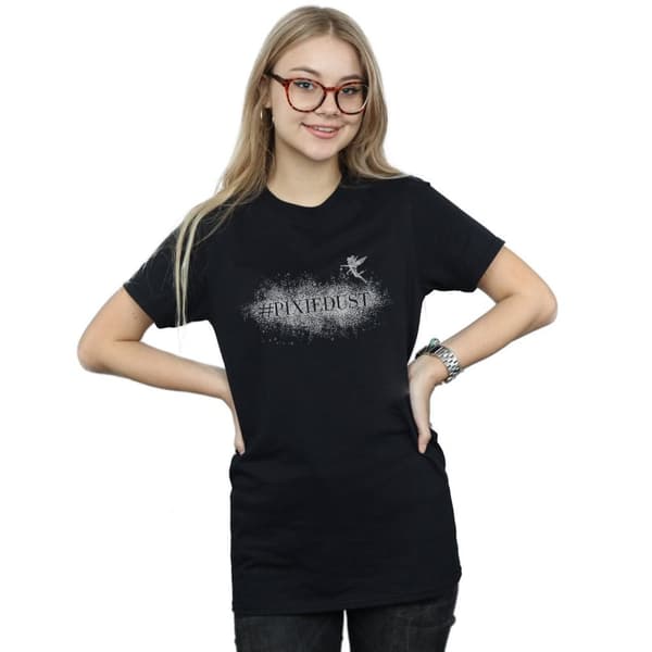 Disney Dam/Tjej Tinker Bell Pixie Dust Boyfriend T-shirt i bomull