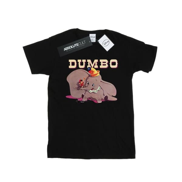 Disney Womens/Ladies Dumbo Timothy´s Trombone Cotton Boyfriend T-Shirt