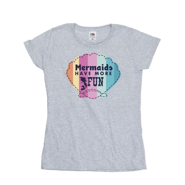 Disney Womens/Ladies The Little Mermaid Fun Cotton T-Shirt