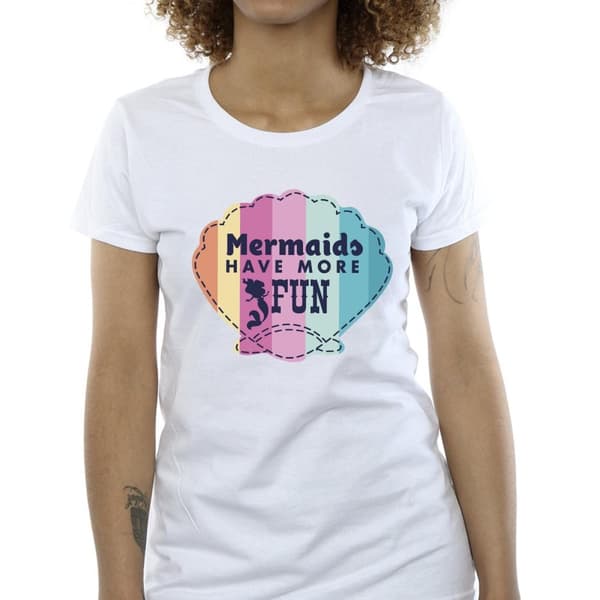 Disney Womens/Ladies The Little Mermaid Fun Cotton T-Shirt