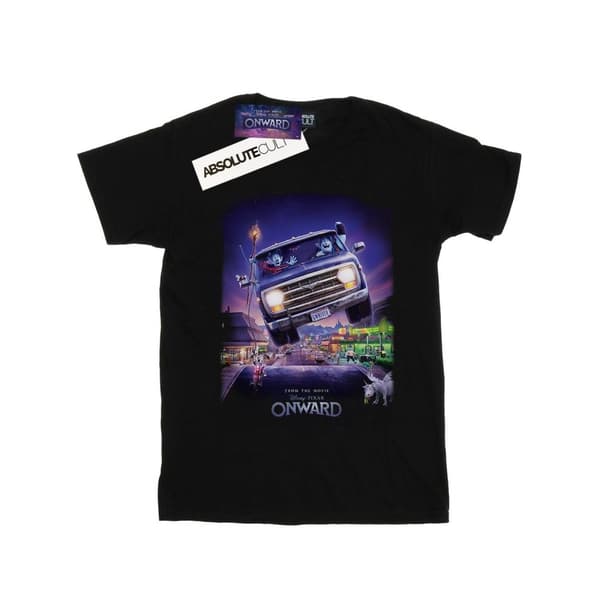 Disney T-shirt i bomull med affisch - Onward Gwniver för flickor