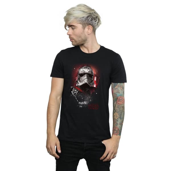 Star Wars Mens The Last Jedi Captain Phasma Brushed T-Shirt
