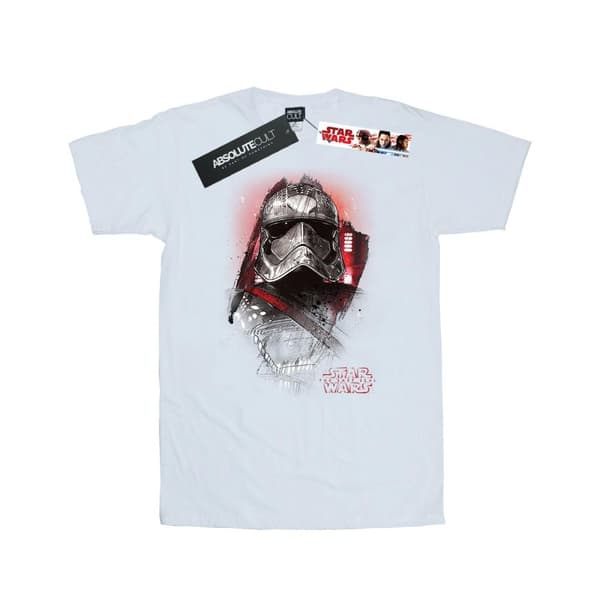 Star Wars Mens The Last Jedi Captain Phasma Brushed T-Shirt