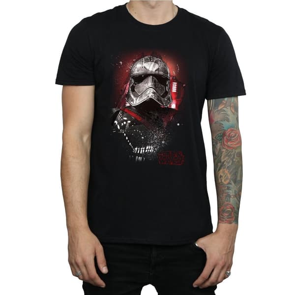 Star Wars Mens The Last Jedi Captain Phasma Brushed T-Shirt