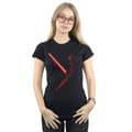 Miniatyrbild 2 av 3: Star Wars T-shirt i bomull för kvinnor/damer - Darth Vader Lightsaber