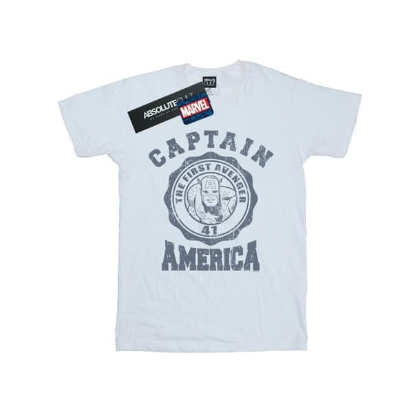 Marvel Collegiate-shirt med Captain America för herrar