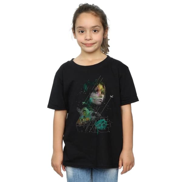 Star Wars Girls Rogue One Jyn Erso Digital Cotton T-Shirt