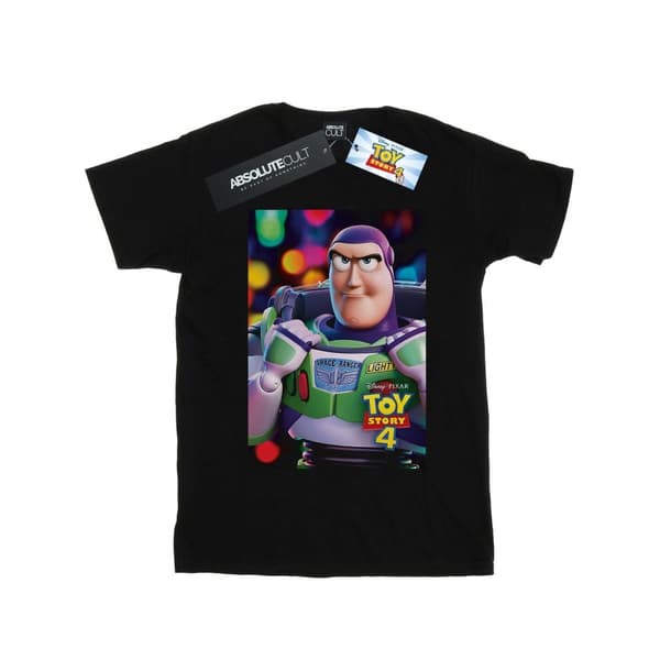 Disney T-shirt i bomull med affisch av Buzz Lightyear från Toy Story 4