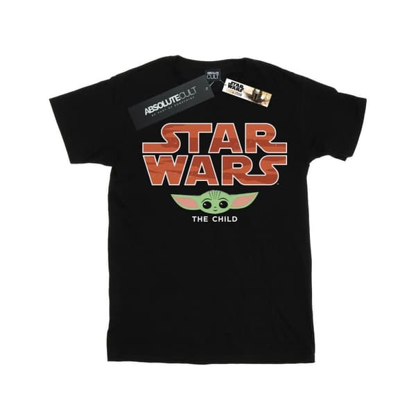 Star Wars Mens The Mandalorian The Child Sunset T-Shirt Black 4XL