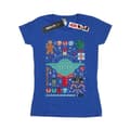 Miniatyrbild 1 av 3: Star Wars Yoda Christmas - bomulls-T-shirt för kvinnor/damer