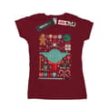 Miniatyrbild 1 av 3: Star Wars Yoda Christmas - bomulls-T-shirt för kvinnor/damer