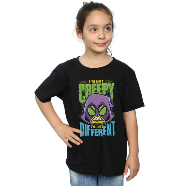DC Comics Girls Teen Titans Go Creepy Raven Cotton T-Shirt