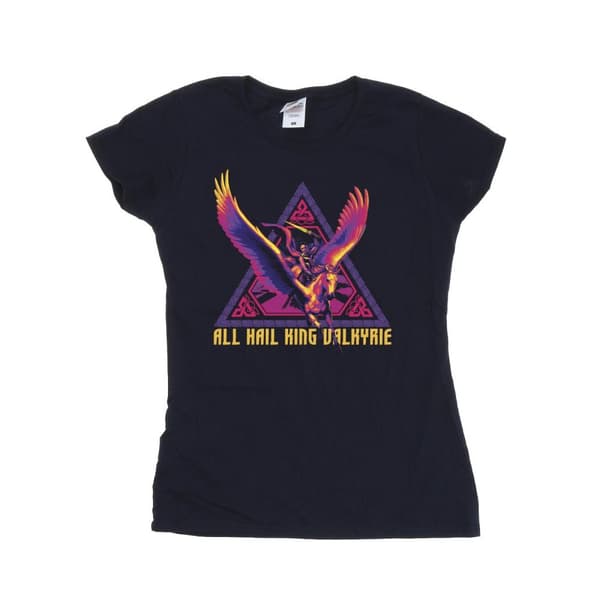 Marvel Dam/Tjej Thor Love And Thunder All Hail Valkyrie - T-shirt i bomull