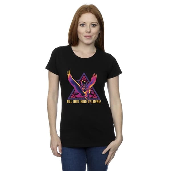 Marvel Dam/Tjej Thor Love And Thunder All Hail Valkyrie - T-shirt i bomull