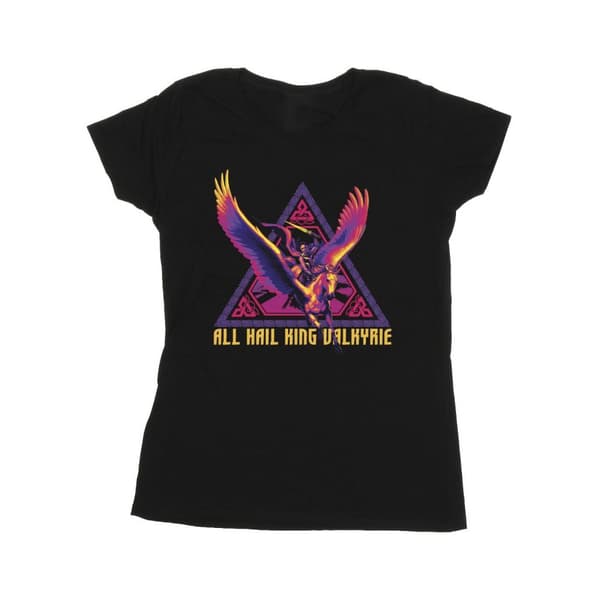 Marvel Dam/Tjej Thor Love And Thunder All Hail Valkyrie - T-shirt i bomull