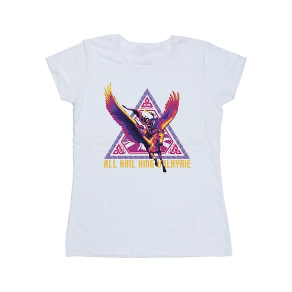 Marvel Dam/Tjej Thor Love And Thunder All Hail Valkyrie - T-shirt i bomull