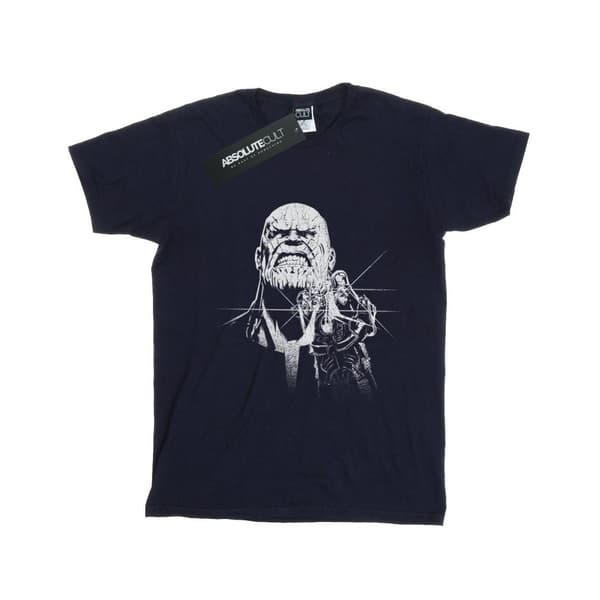 Marvel Pojkar Avengers Infinity War Fierce Thanos T-shirt Navy Blue 9-11 Years
