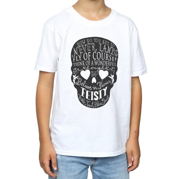 Disney Boys Tinker Bell Skull T-Shirt