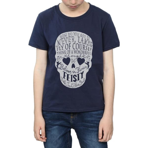 Disney Boys Tinker Bell Skull T-Shirt