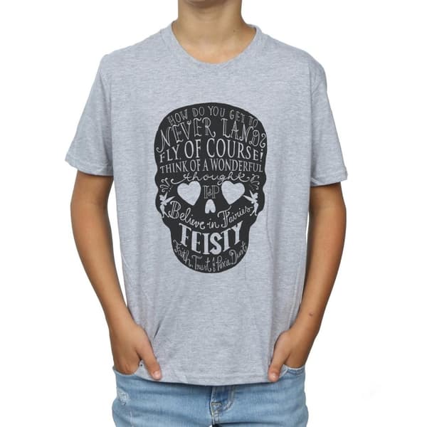 Disney Boys Tinker Bell Skull T-Shirt